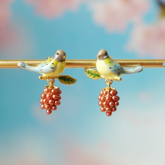 Nwt  18k gold plated bird necklace BILL SKINNER - Picture 6 of 8